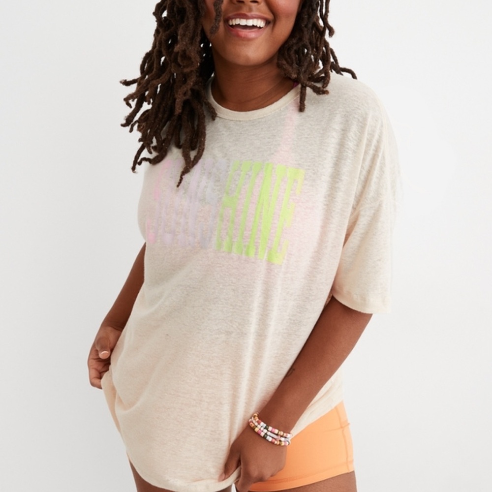 Aerie Breezy Boyfriend T-Shirt Size M